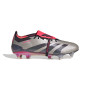 adidas Predator Elite FT IJzeren-Nop Voetbalschoenen (SG) Zilver Zwart Roze