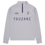 Touzani Platinum Trainingstrui 1/4-Zip Kids Grijs Paars