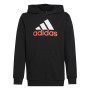 adidas Essentials Big Logo Hoodie Kids Zwart Wit Rood