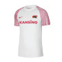 Nike AZ Alkmaar Pre-Match Trainingsshirt 2024-2025 Wit Rood