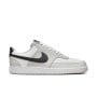 Nike Court Vision Low Sneakers Lichtgrijs Wit Zwart