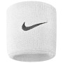 Lot de 2 bracelets Nike Swoosh, blanc et noir