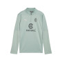 PUMA AC Milan Haut d'Entraînement 1/4 Zip 2024-2025 Enfants Vert Gris Rose Clair