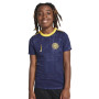 Nike Inter Milan Pre-Match Trainingsshirt 2024-2025 Kids Donkerblauw Goud