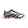 adidas Predator Club Gras / Kunstgras Voetbalschoenen (MG) Zilver Zwart Roze