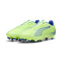 PUMA Ultra 5 Play Gazon Naturel Gazon Artificiel Chaussures de Foot (MG) Vert Bleu Noir Blanc