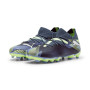 PUMA Future 7 Match Gras / Kunstgras Voetbalschoenen (MG) Kids Grijs Paars Groen Wit