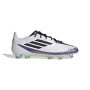 adidas F50 Messi Elite Gazon Naturel Chaussures de Foot (FG) Blanc Mauve Noir