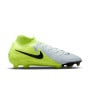 Nike Phantom Luna II Pro Gras Voetbalschoenen (FG) Neongeel Zilver Zwart