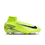 Nike Zoom Mercurial Superfly 10 Elite Gazon Naturel Chaussures de Foot (FG) Néon Jaune Noir Argenté