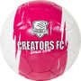 Creators FC Football rose et blanc