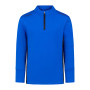 Cruyff Metabolic Trainingstrui 1/4-Zip Kids Blauw Zwart