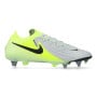 Nike Phantom GX II Elite IJzeren-Nop Voetbalschoenen (SG) Pro Player Neongeel Zilver Zwart