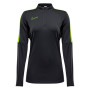 Nike Academy Trainingstrui 1/4-Zip Dames Antraciet Neongeel