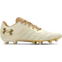 Under Armour Clone Magnetico Pro 3.0 Gras Voetbalschoenen (FG) Beige Goud