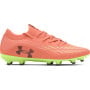 Under Armour Magnetico Select 4.0 Gras Voetbalschoenen (FG) Kids Oranje Groen