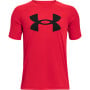 Under Armour Tech Big Logo T-Shirt Kids Rood Zwart