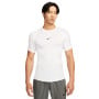 Nike Pro Ondershirt Korte Mouwen Wit Zwart