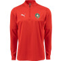 PUMA Marokko Trainingstrui 1/4-Zip 2024-2026 Rood Zilver