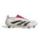 adidas Predator Elite IJzeren-Nop Voetbalschoenen (SG) Wit Zwart Rood