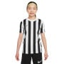 Nike Striped Division IV Voetbalshirt Kids Wit Zwart