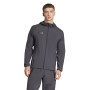 adidas Vis Tech Pro Hooded Trainingsjack Donkergrijs Zwart