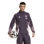 adidas Arsenal Présentation Veste d'Entraïnement 2024-2025 Mauve Foncé Beige Mauve