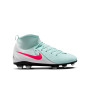 Nike Phantom Luna II Club Gras / Kunstgras Voetbalschoenen (MG) Kids Mintgroen Rood Zwart