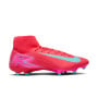 Nike Zoom Mercurial Superfly 10 Academy Gras / Kunstgras Voetbalschoenen (MG) Rood Turquoise Roze