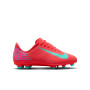 Nike Mercurial Vapor 16 Club Gras / Kunstgras Voetbalschoenen (MG) Kids Rood Turquoise Roze