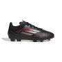 Chaussures de football adidas F50 League sur gazon et gazon artificiel (MG) pour enfants, noir, rouge, argent