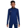 Nike Academy 25 Haut d'Entraînement 1/4-Zip Enfants Bleu Foncé Noir Orange