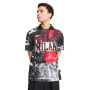 PUMA AC Milan FtblNRGY+ Retro Shirt 2024-2025 Zwart Wit Rood