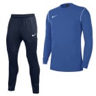 Nike Park 20 Crew Trainingspak Blauw Wit