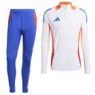 adidas Tiro 24 Trainingspak 1/4-Zip Wit Blauw Rood Oranje