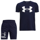 Under Armour Tech Big Logo Zomerset Kids Donkerblauw