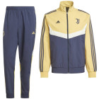 adidas Juventus Culturewear Trainingspak Woven Full-Zip 2024-2025 Donkerblauw Geel