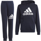 adidas Essentials Big Logo Hoodie Joggingpak Kids Donkerblauw Wit