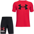 Under Armour Tech Big Logo Zomerset Kids Rood Zwart Wit