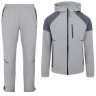 Cruyff Elite Trainingspak Full-Zip Grijs Donkergrijs Blauw