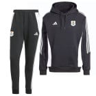 adidas PEC Zwolle Hooded Trainingspak Zwart Wit