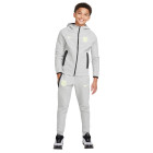 Nike FC Barcelona Tech Fleece Trainingspak 2024-2025 Kids Grijs Lichtgroen