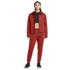 Under Armour Unstoppable Fleece Joggingpak Full-Zip Hooded Dames Rood Zwart