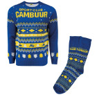 SC Cambuur Kerstrui En Kerstsokken Blauw Geel