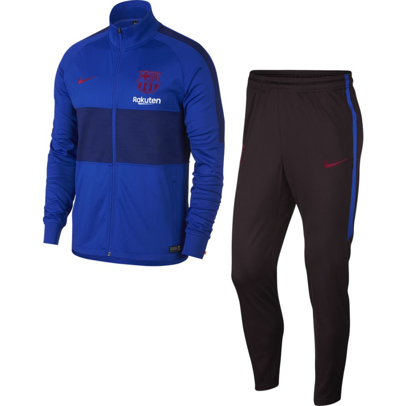 Nike FC Barcelona Dry Strike Trainingspak 2019-2020 Blauw