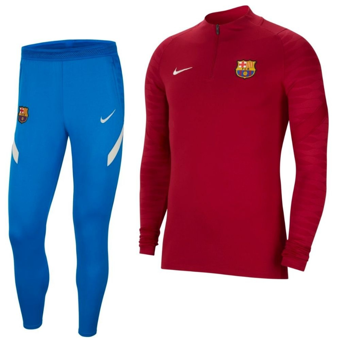 verlichten Meerdere herstel Nike FC Barcelona Strike Drill Trainingspak 2021-2022 Dames Rood Blauw