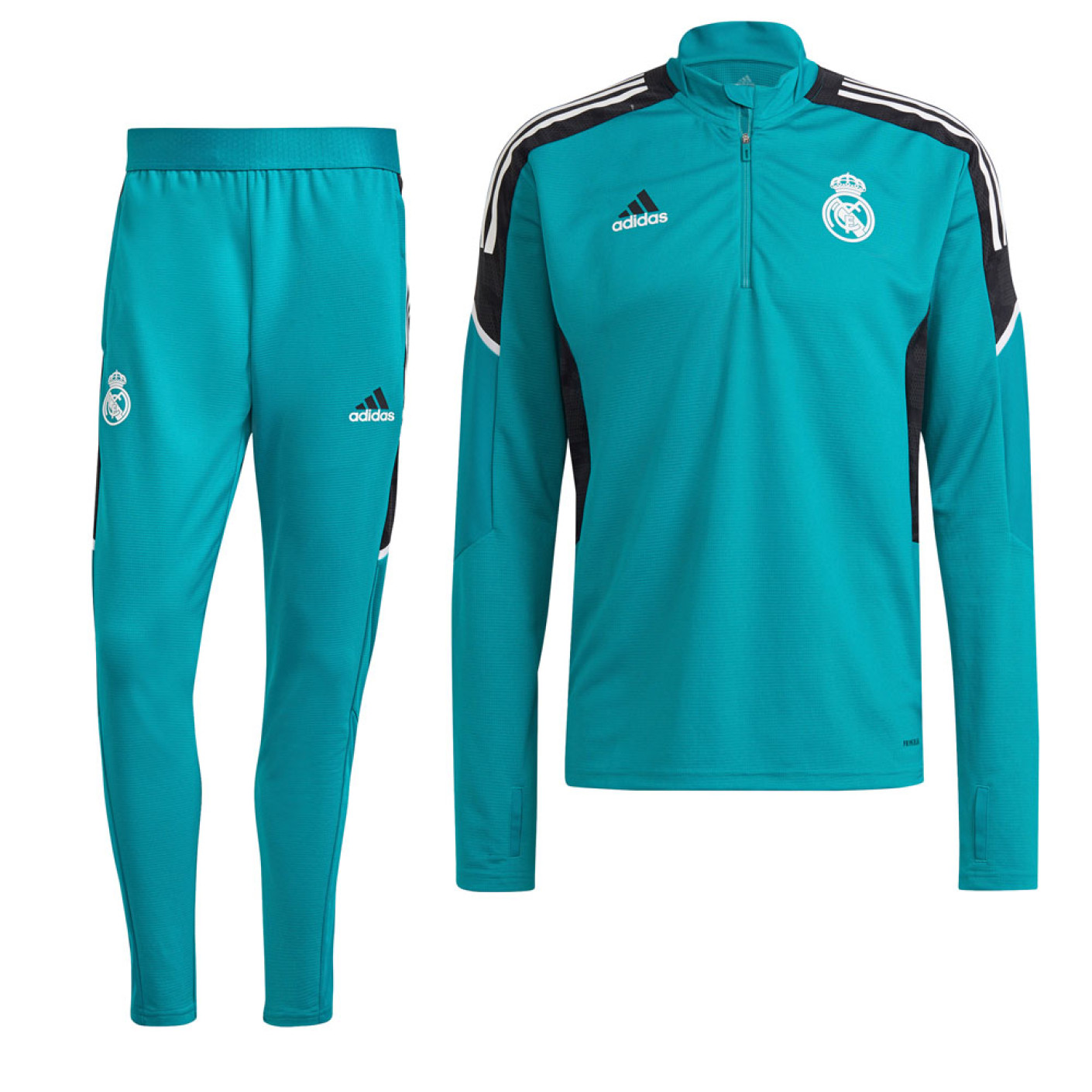 anders kruising verkorten adidas Real Madrid Trainingspak Europees 2021-2022 Turquoise