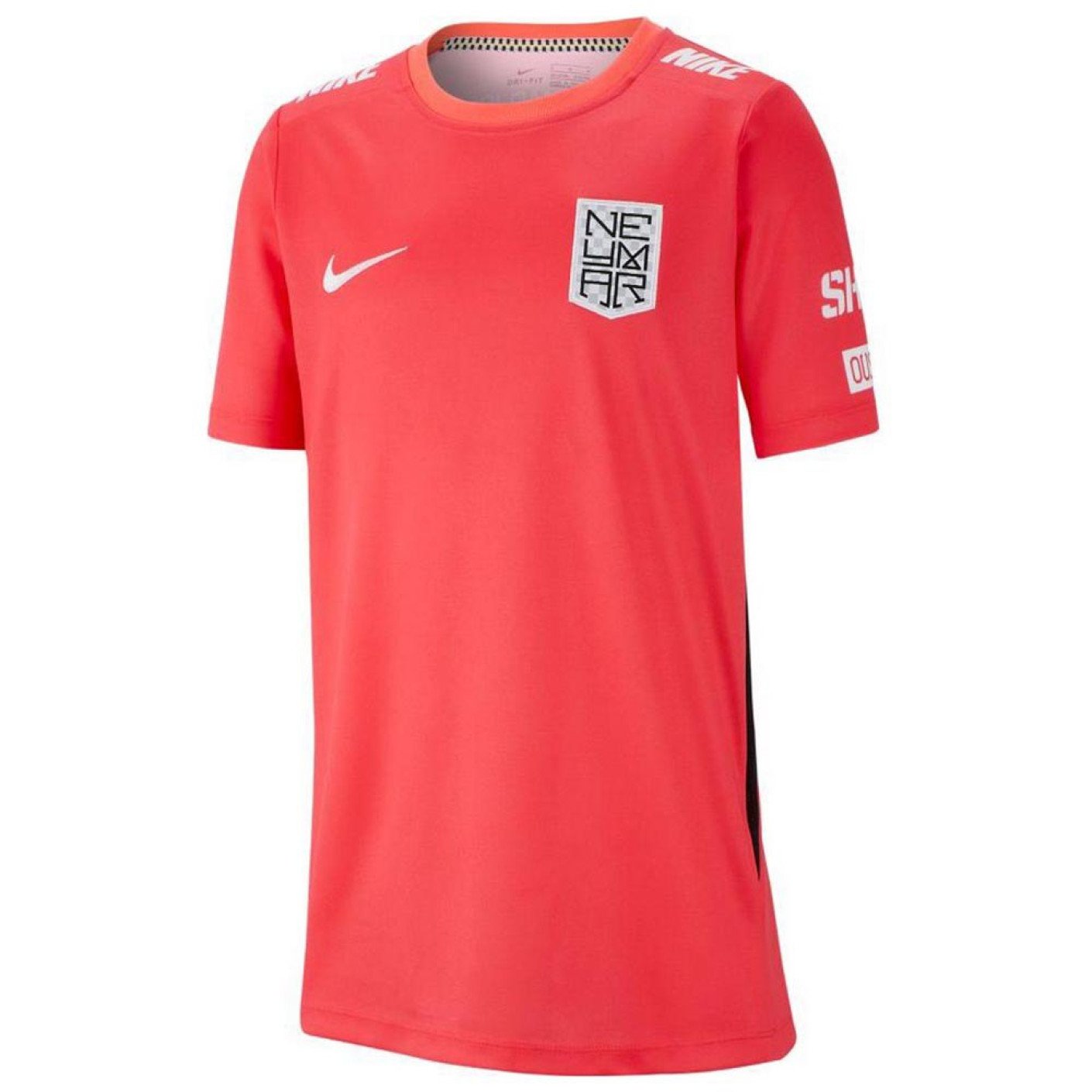 Nike Neymar jr. Dry Trainingsshirt Kids Rood Wit Zwart