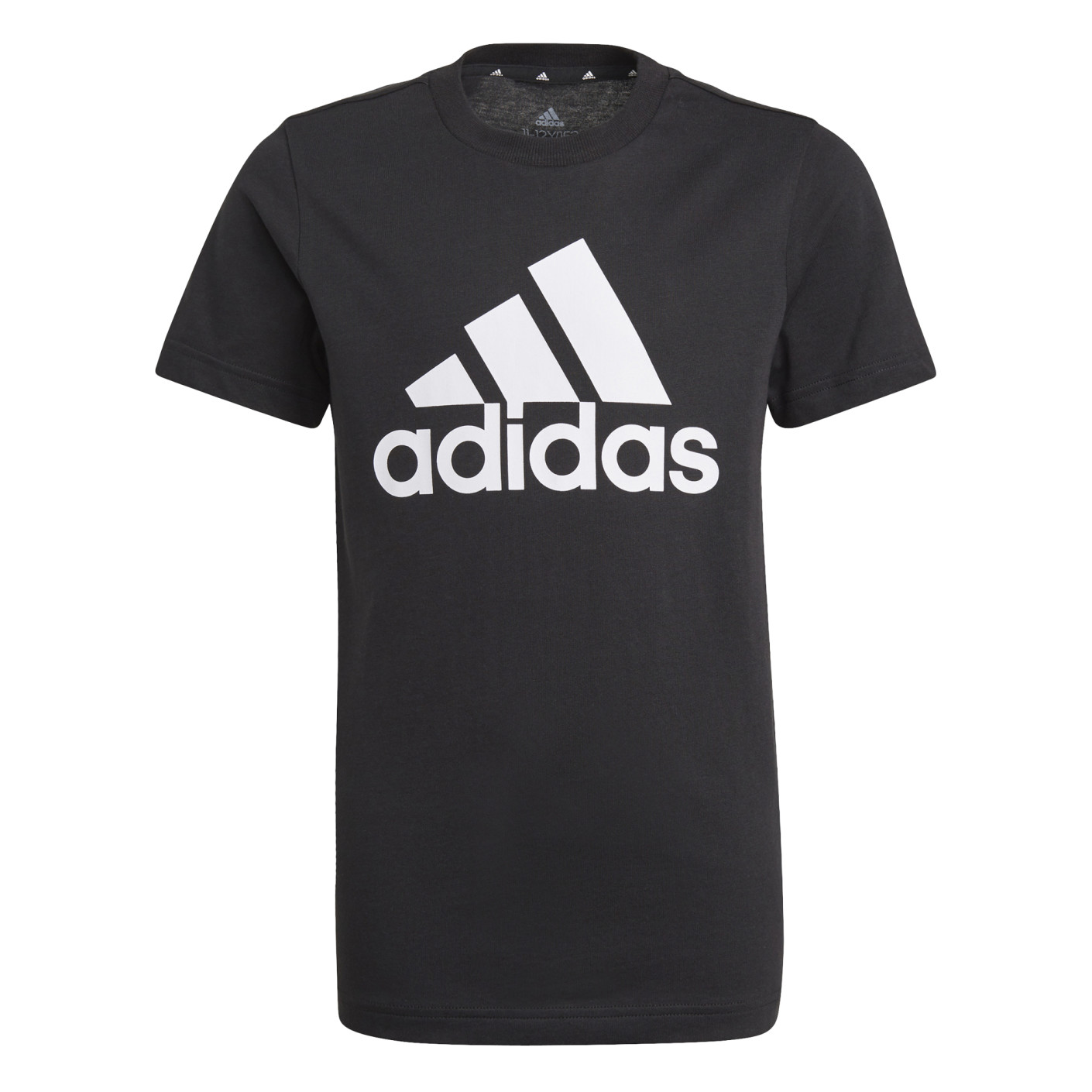adidas Essentials T-Shirt Big Logo Kids Zwart Wit