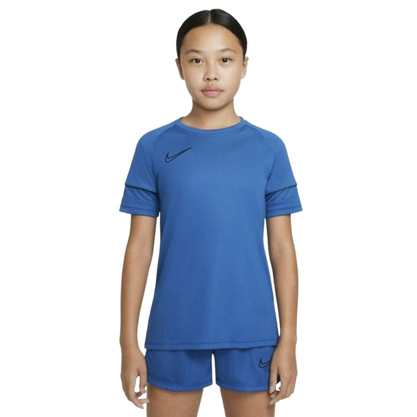 Nike Academy 21 Trainingsset Kids Blauw Zwart